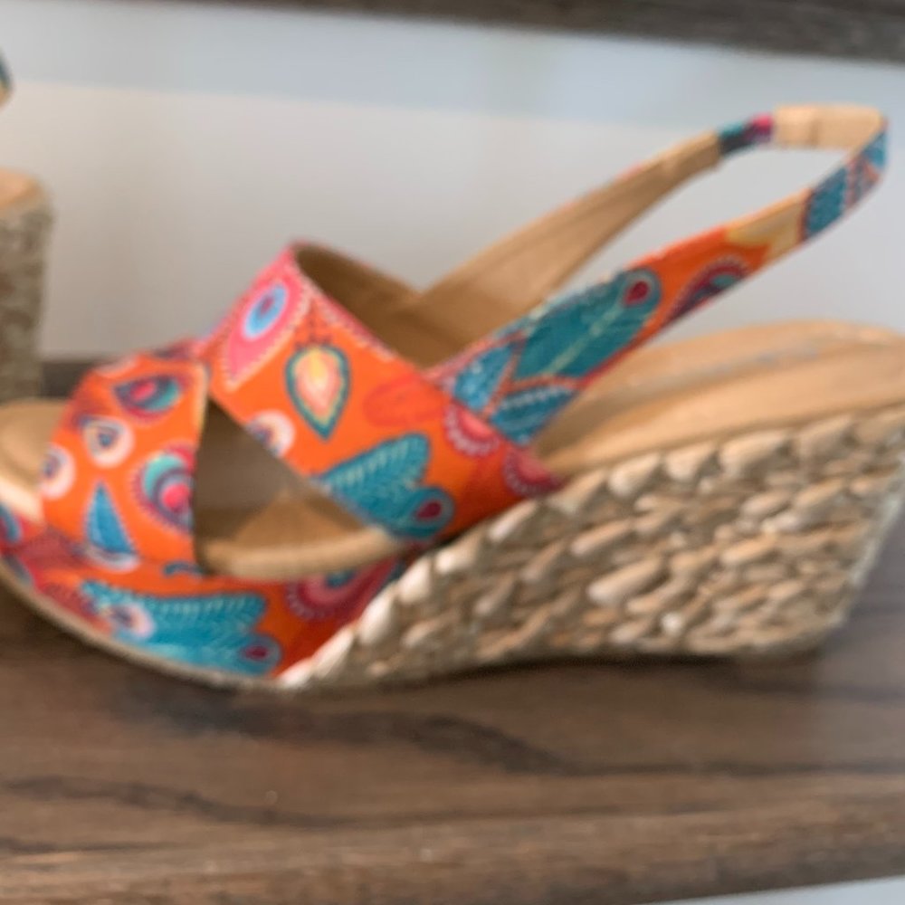 WOMENS PLATFORM WEDGE SANDAL